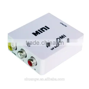 2015 Hot Factory Price MINI av to Hd up Scaler 1080P/720P,Top Quality Mini Composite AV To HD Video Converter thumbnail-1