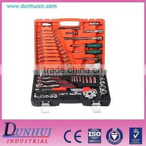 150pc 1/4", 3/8", 1/2" Sockets Set, Socket Wrench, Hand Tools for Building Construction, Combined thumbnail-2