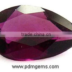 Rhodolite Garnet Faceted Pear thumbnail-1