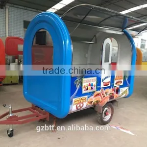 Multi Function New Mobile Food Cart Striped With Stainless Steel Body thumbnail-2