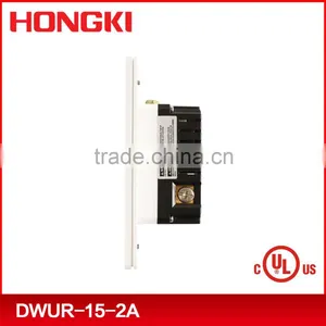 Dual USB Charger 2.1A 5VDC With 15A Duplex Tamper Resistant Receptacle thumbnail-3