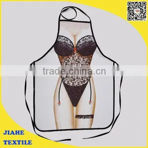 High Quality Sublimation Printed Polyester Sexy Apron thumbnail-1