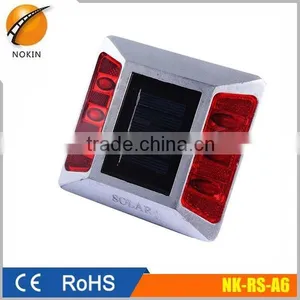 High Quality Reflective Flashing Aluminum LED Solar Cat Eyes Road Stud thumbnail-5