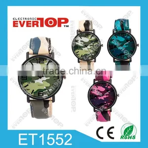 2016 NEW STYLISH LEATHER WATCH ET1552 thumbnail-1
