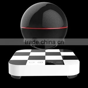 2016 High-tech Wireless Waterproof Bluetooth Maglev Rotary Speaker With Smart Charging thumbnail-1