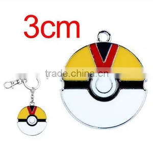 Pokeball Keychain Pokemon Keychain thumbnail-3