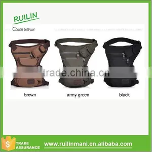 Waist Packs Outdoor Canvas Drop Waist Leg Bags Waist Pack Bag Men Running Belt Bicycle and Motorcycle thumbnail-2