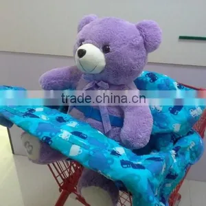 Cheap Price RH-CH001-08 Light Blue Fabric Cotton Shopping Cart Cover thumbnail-2