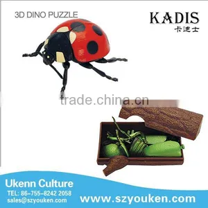 Wholesale the First Generation of Assembling Insect Kids Toys 3d Animal Puzzle Toys thumbnail-4