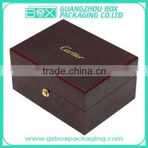 Hot Sale Customized Black Glossy Wooden Watch Gift Box thumbnail-3