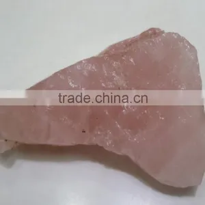 Natural Rose Quartz Rough Gemstone Pink Color Non-treated thumbnail-2