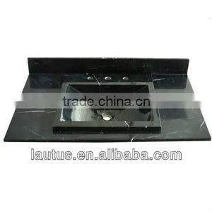 One Piece Bathroom Countertops With Built in Sinks thumbnail-1