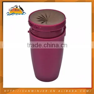 Plastic Fancy Fashion Designed Spin Cup Sport Bottle thumbnail-6