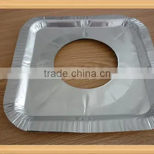 Clean Aluminum Foil Square Gas Burner thumbnail-2