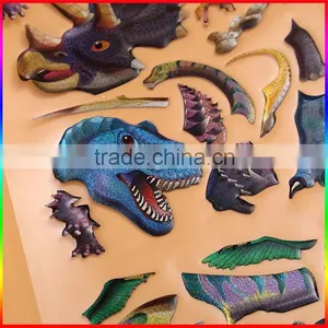 Dinosaur Deisgns Colorful Dome 3D Epoxy Stickers thumbnail-2