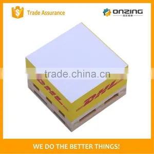 Wooden Pallet Print Memo Cube Paper Pad Note Block for Business thumbnail-2