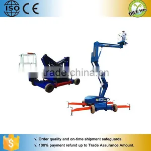 November Wholesale Cost Price Promotion Articulated Mobile Boom Lift Wagon thumbnail-3