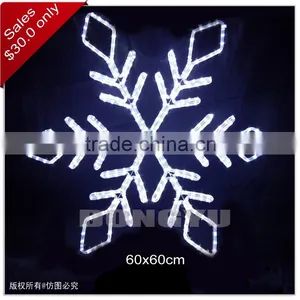 LED Rope Light Motif/2D LED Snowflake Motif Light for Holiday With CE thumbnail-1
