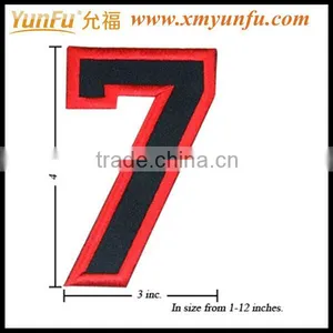 Number 7 Embroidered Iron On Patches thumbnail-1