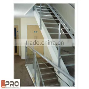 New Design Modern Stair Railing Glass Aluminium Balustrade thumbnail-4