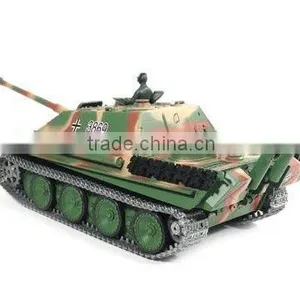 RC Tank Metal/Airsoft German Jagdpanther Smoke and Sound Metal Pro 1:16 Electric RTR RC Tank (Metal Gear and Track Upgraded)/Hot thumbnail-1