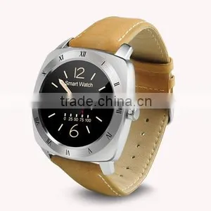 Popular Android Smart Watch DM88 280MAH Leather Strap Watch Heart Rate Monitor Watch Tracker Bluetooth thumbnail-6
