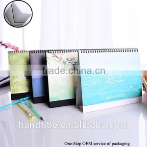 Wholesale Chinese Printed Custom Large Paper Wall Calendar for 2016 New Year Gift Desk Calendars thumbnail-6