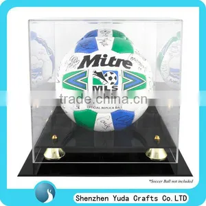 Classic Soccer Ball Display Case and Mirror Back thumbnail-1