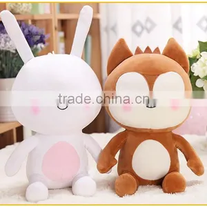 Korea Style Brown Fox With White Rabbit Dall Korea Descendants of the Sun Toy Stuffed Dalls thumbnail-4