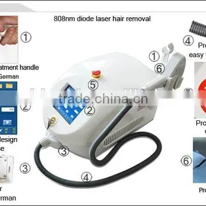 Hot Selling Two TEC Condenser Portable Permanent Hair Removal 808nm Diode Laser Threading Hair Removal Electric thumbnail-6