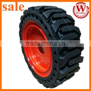 Low Price Solid Skid Tire Wheel 10-16.5 12-16.5 thumbnail-1