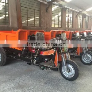 Loading 2t Diesel Engine Dumper Cargo Tricycle for Ore thumbnail-3
