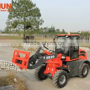 2.0 Ton Everun Brand Small Wheel Loader With Luxury Cabin For Sale thumbnail-3