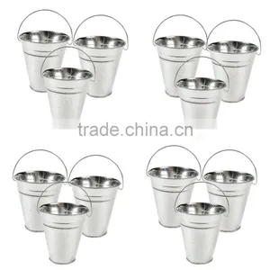 Toys Large Galvanized Buckets Great Buckets for Planters or Unique Goody Baskets thumbnail-2