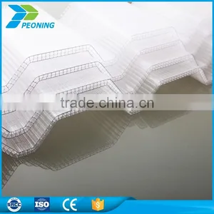 Scratch-resistant 3mm Lowes Polycarbonate Plastic Wave Roof Corrugated Sheet thumbnail-1