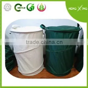 Pop up Laundry Bag/recycled Laundry Basket With Lid thumbnail-1