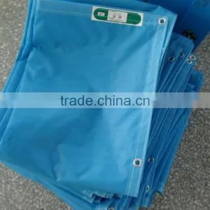 HOT!!!PVC Fireproof Mesh Fabric for Scaffoding Protection thumbnail-2