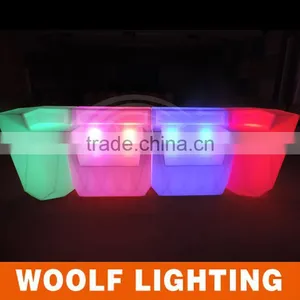 Remote Control Plastic Outdoor Furniture With LED Light thumbnail-4