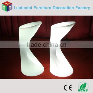 PE Plastic LED Bar Chair With 16 Color Change thumbnail-5