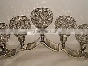Crystal Ball Tea Light Holder Wedding Centerpiece thumbnail-4