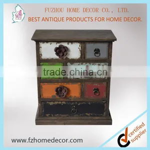 Living Room Cabinet Furniture Makeup Vintage Style Jewelry Cabinet thumbnail-1