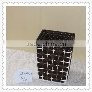 Hot Sale Handicraft High Quality Antique Recyled Wooden Basket With Competitive Price thumbnail-2