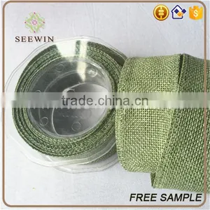Cheap Wholesale Polyester 100%Linen for Gift Ribbon thumbnail-4