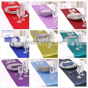Royal Slippery Waterproof Satin Table Runner for Wedding/party /home Use thumbnail-6