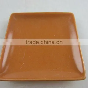 Stock Glazed Porcelain Square Sauce Dish thumbnail-1