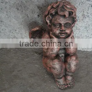Cast Iron Wing Angel Statue thumbnail-1