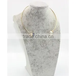 Hot Sale Fashion Druzy Necklace Turquoise Necklace With Natural Crystal thumbnail-2