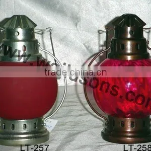 Peaked Roof Metal Lantern thumbnail-6
