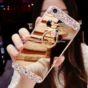 Mirror Surface Silicone Cell Phone Cover Case Diamond Mobile Phone Cases for IPhone7/7Plus/6/6s/6plus/6splus Soft Case thumbnail-4
