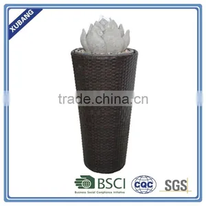 Vintage Home Decor Water Fountain Rattan Lotus Fountain thumbnail-1